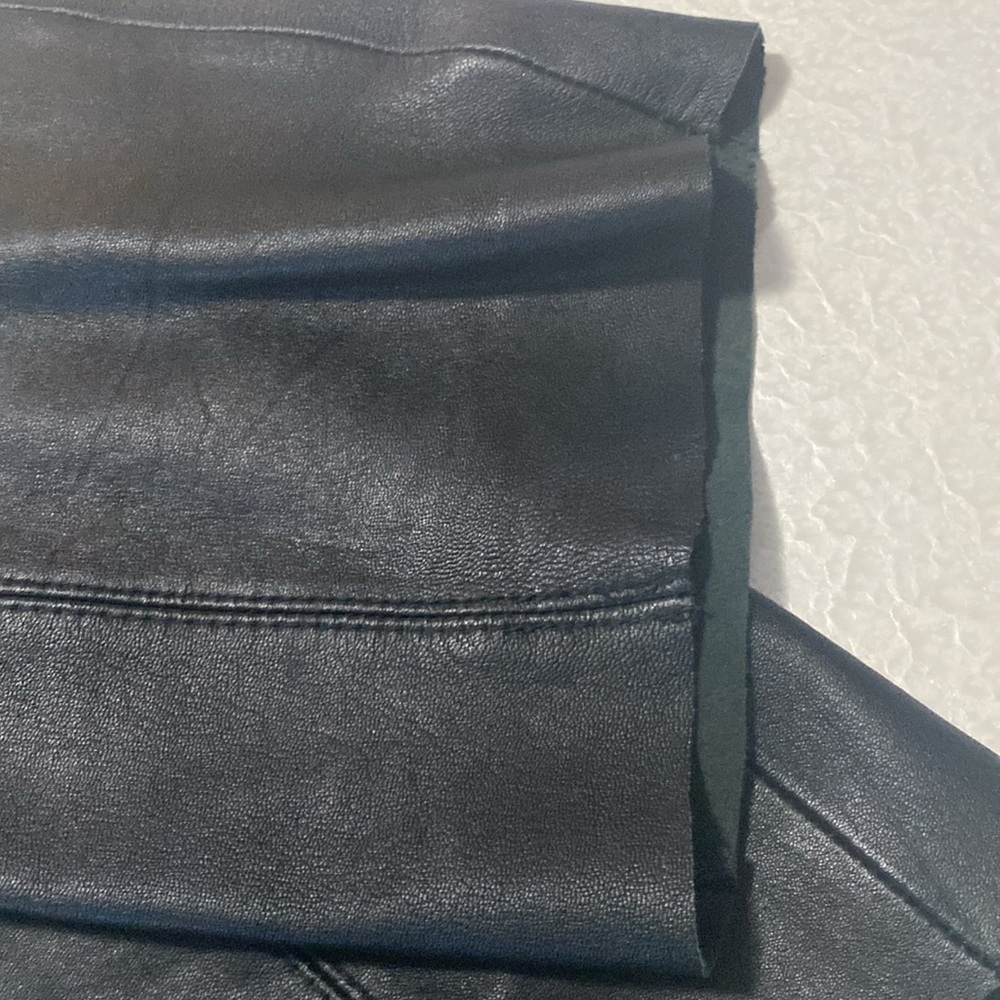 Danier Genuine Leather Pants black Size US 6 Black - Picture 12 of 13
